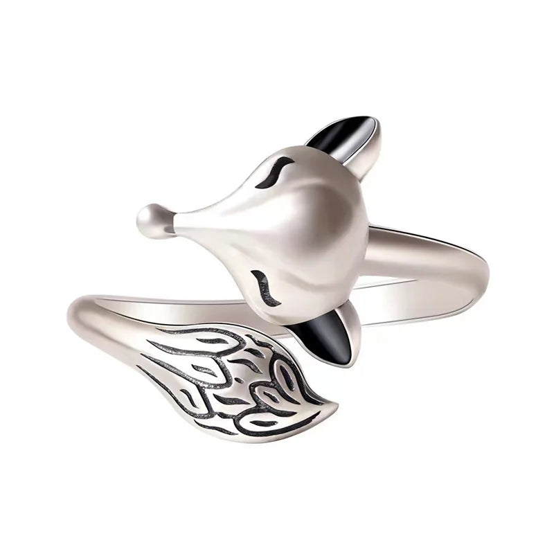925 Sterling Silver Fox Rings For Women Wedding Luxury Quality Jewelry Wholesale Money 925 Cheap Things
