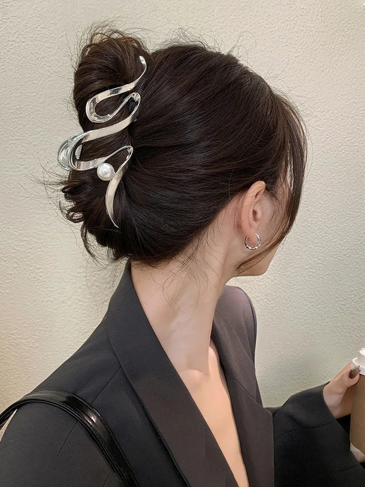 Metal Hair Clip Fashion Barrettes Korean Geometric