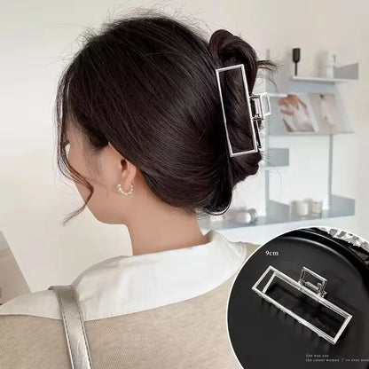 Metal Hair Clip Fashion Barrettes Korean Geometric