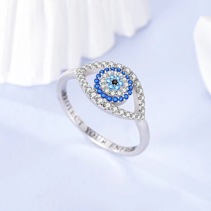 Original 925 Silver Sparkling Zircon Ring Stackable Classic Shine Stone Round Rings For Women Wedding Anniversary Jewelry Gift