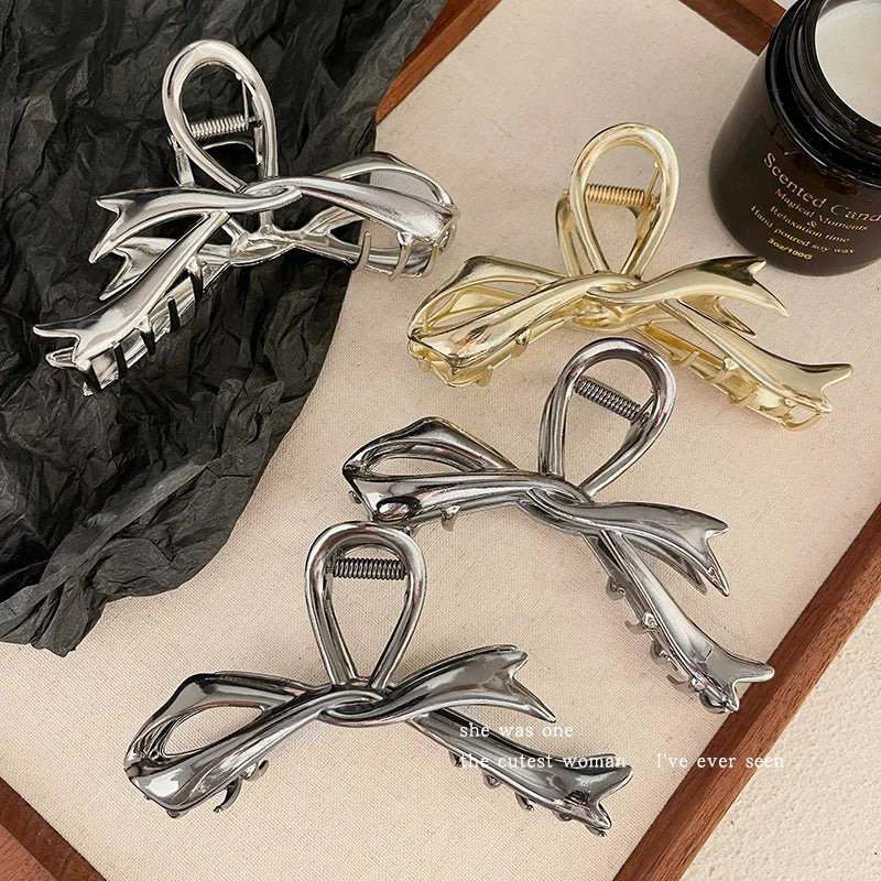 Metal Hair Clip Fashion Barrettes Korean Geometric