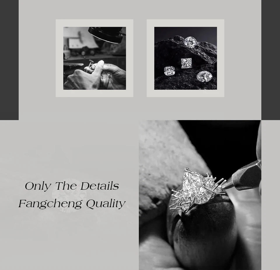 ATTAGEMS Oval Cut 2.0CT Moissanite Halo Engagement Ring for Women D VVS1 925 Silver 18K Gold Plated Luxury Band Wedding Jewelry