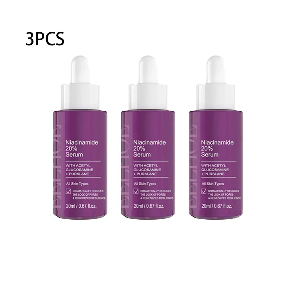 Niacinamide Serum Skin Brightening & Dark Spot Lightening Serum,  20% High Potency Formula, Lifts Nasal Lines for Smooth Skin