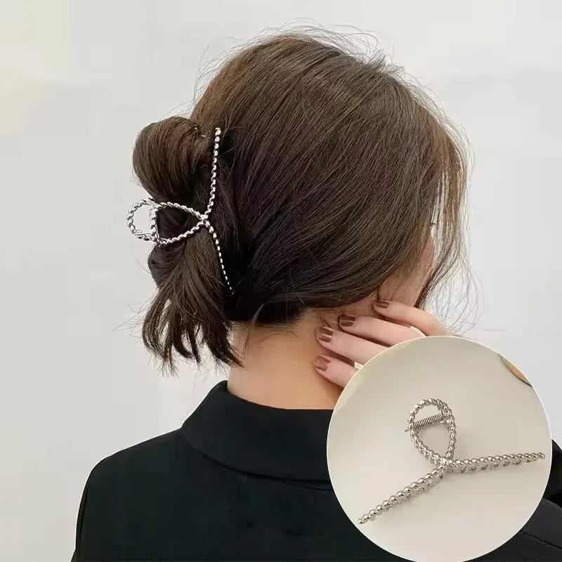 Metal Hair Clip Fashion Barrettes Korean Geometric