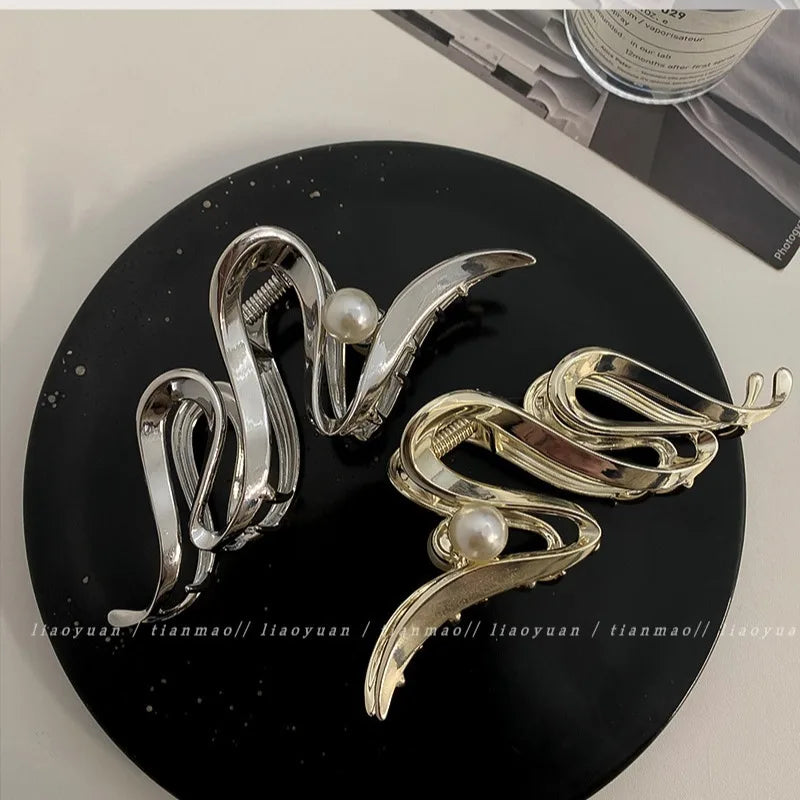 Metal Hair Clip Fashion Barrettes Korean Geometric