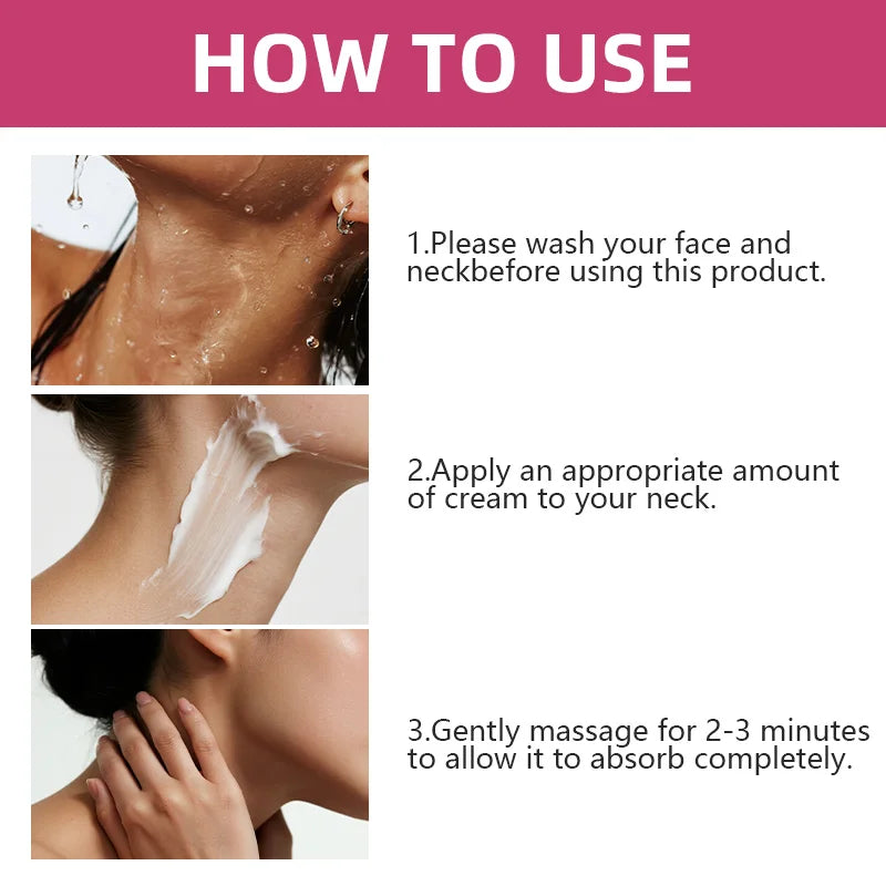 YUITIKUE Retinol and Collagen Neck Cream for Day and Night Use, 15% Hyaluronic Acid, Moisturizing and Firming
