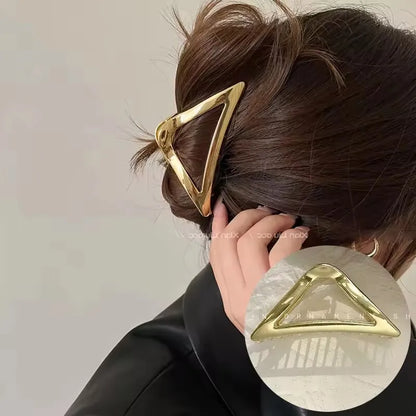 Metal Hair Clip Fashion Barrettes Korean Geometric