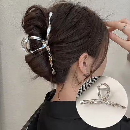Metal Hair Clip Fashion Barrettes Korean Geometric