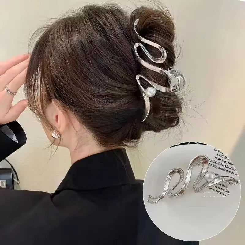 Metal Hair Clip Fashion Barrettes Korean Geometric