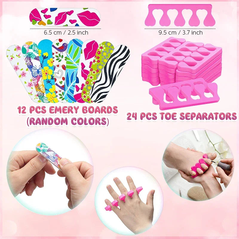 6/10/12 Set Spa Birthday Party Robes Gowns for Girls Kimono Satin Robe Hot Pink Spa Party Favors for Kids Child Birthday Spa Kit