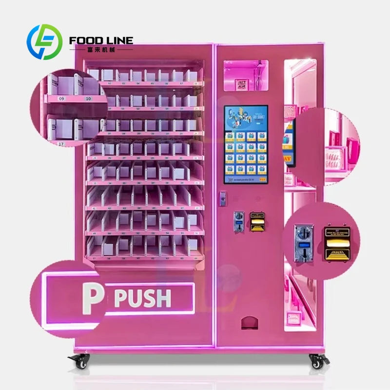 Customized size Customized cosmetics vending machine Beauty vending machine Touch screen Large capacity perfume vending machine