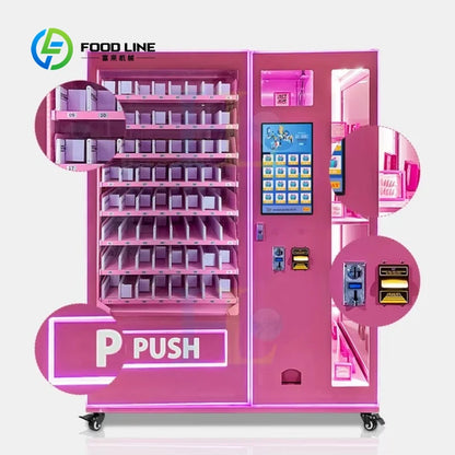 Customized size Customized cosmetics vending machine Beauty vending machine Touch screen Large capacity perfume vending machine