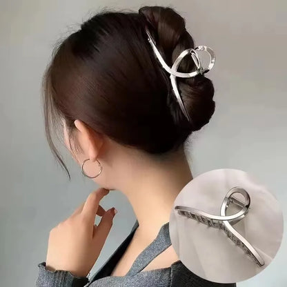 Metal Hair Clip Fashion Barrettes Korean Geometric