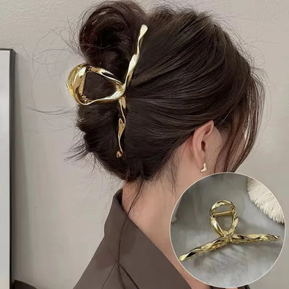 Metal Hair Clip Fashion Barrettes Korean Geometric