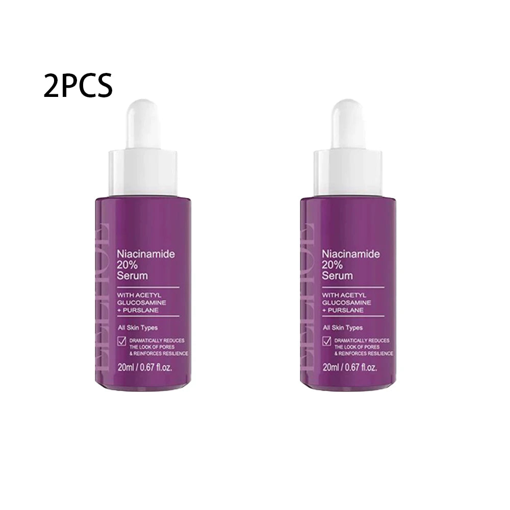 Niacinamide Serum Skin Brightening & Dark Spot Lightening Serum,  20% High Potency Formula, Lifts Nasal Lines for Smooth Skin
