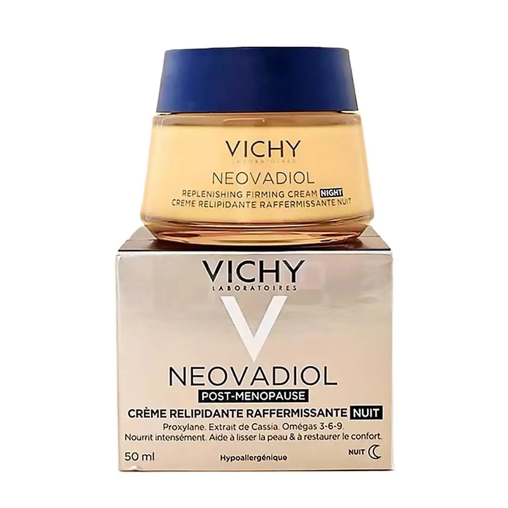 50ml VICHY Postmenopausal night cream Firming Skin Deeply Hydrating Moisturizing Menopause Reduce Fine Lines Face Skin Care