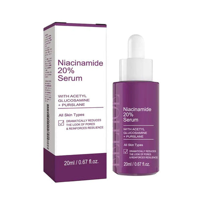 Niacinamide Serum Skin Brightening & Dark Spot Lightening Serum,  20% High Potency Formula, Lifts Nasal Lines for Smooth Skin