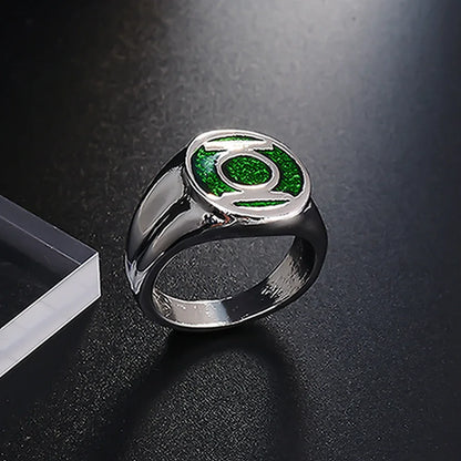 Classic Movie Green Ring Size 8-10 Lantern Rings Jewelry Accessories for Man Fans Gifts