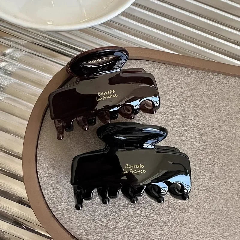 5.5cm Long Acetate Hair Crabs Red Hair Clips for Girls＆Women Tie up Hair Accessories New korean Fashon