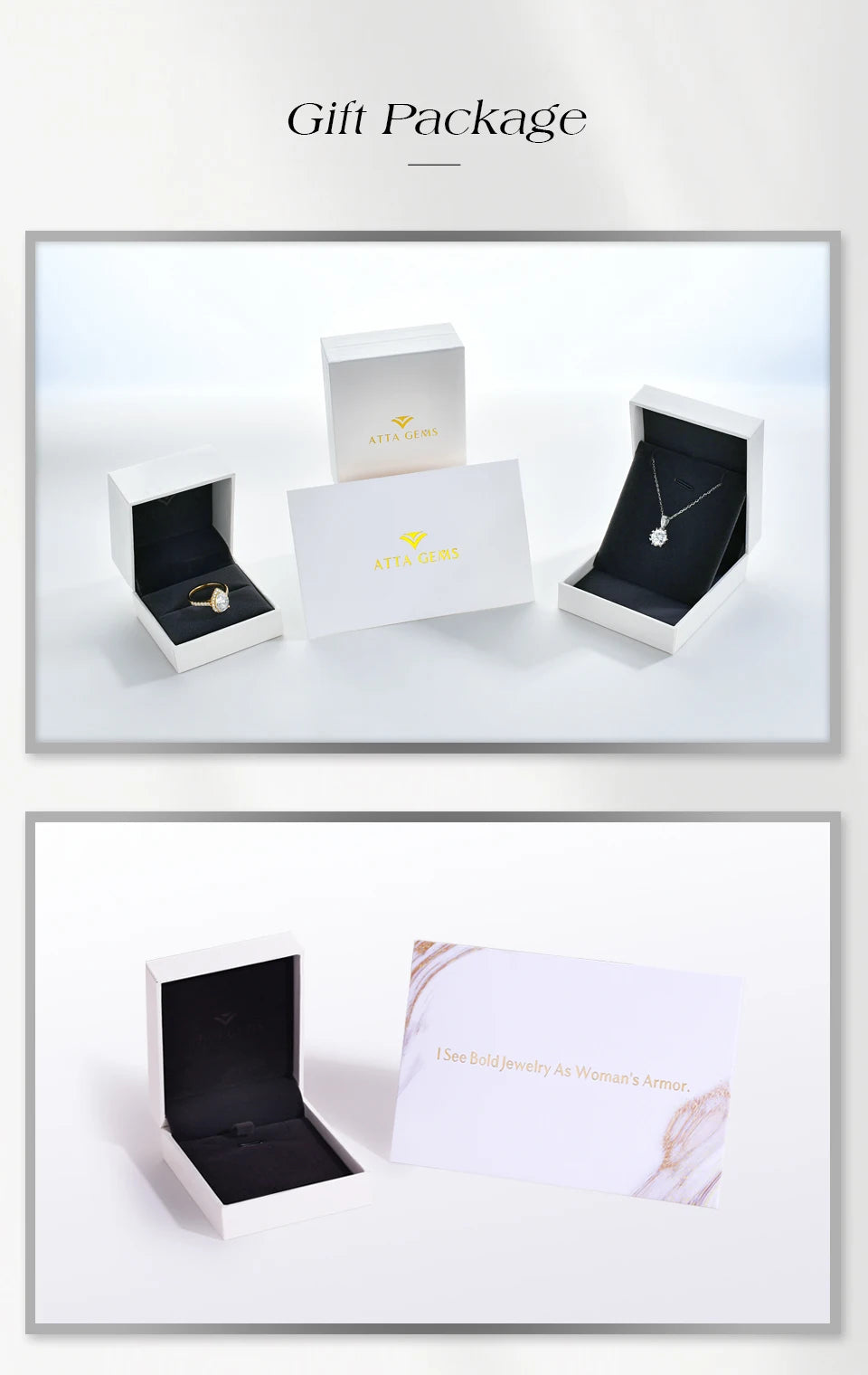 ATTAGEMS Oval Cut 2.0CT Moissanite Halo Engagement Ring for Women D VVS1 925 Silver 18K Gold Plated Luxury Band Wedding Jewelry