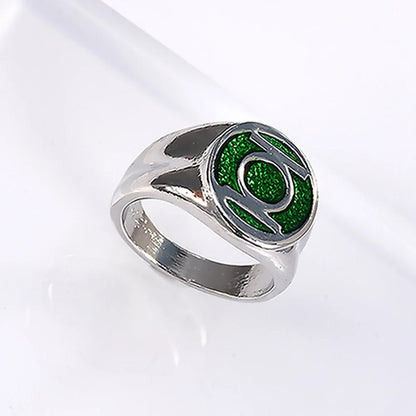 Classic Movie Green Ring Size 8-10 Lantern Rings Jewelry Accessories for Man Fans Gifts