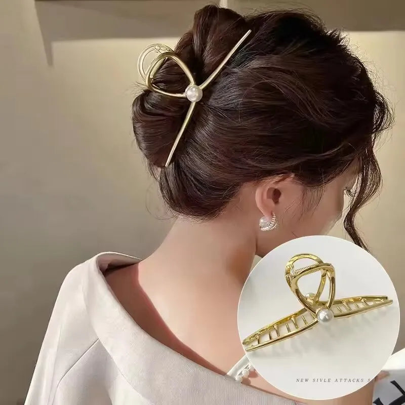 Metal Hair Clip Fashion Barrettes Korean Geometric