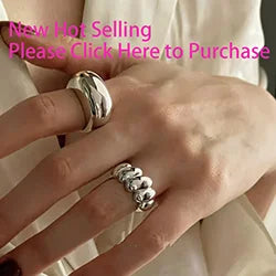 VENTFILLE 925 Sterling Silver Rings INS Fashion Hip Hop Vintage Couples Hollow Lines Punk Thai Silver Party Adjustable  Jewelry