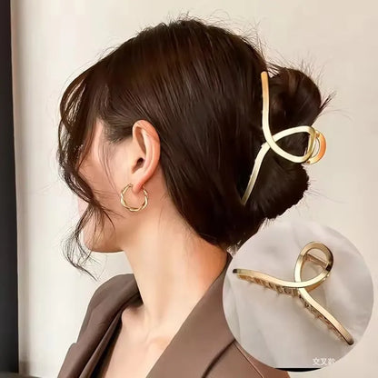 Metal Hair Clip Fashion Barrettes Korean Geometric