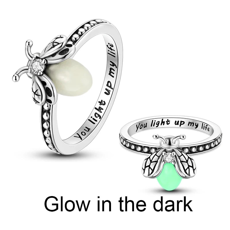 Original 925 Silver Sparkling Zircon Ring Stackable Classic Shine Stone Round Rings For Women Wedding Anniversary Jewelry Gift