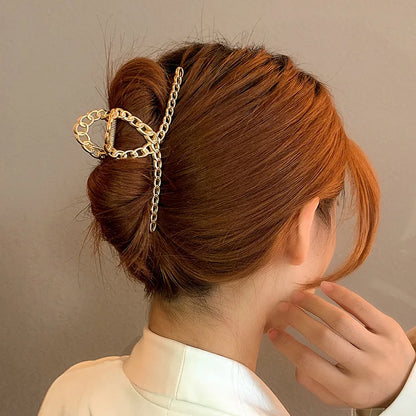 Metal Hair Clip Fashion Barrettes Korean Geometric
